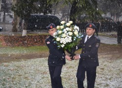 Employees of the service paid tribute
